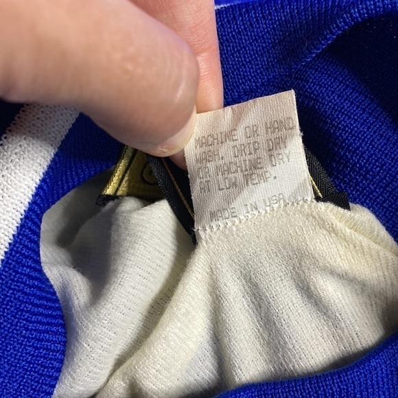 Vintage Girard Blue Satin Nylon Walker Bomber Jacket Large USA - Picture 4 of 8